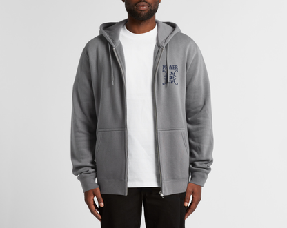 CERAMIC EMBLEM ZIP HOODIE