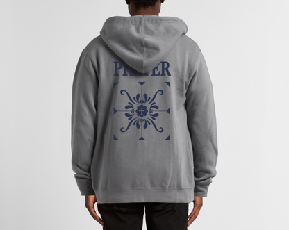 CERAMIC EMBLEM ZIP HOODIE